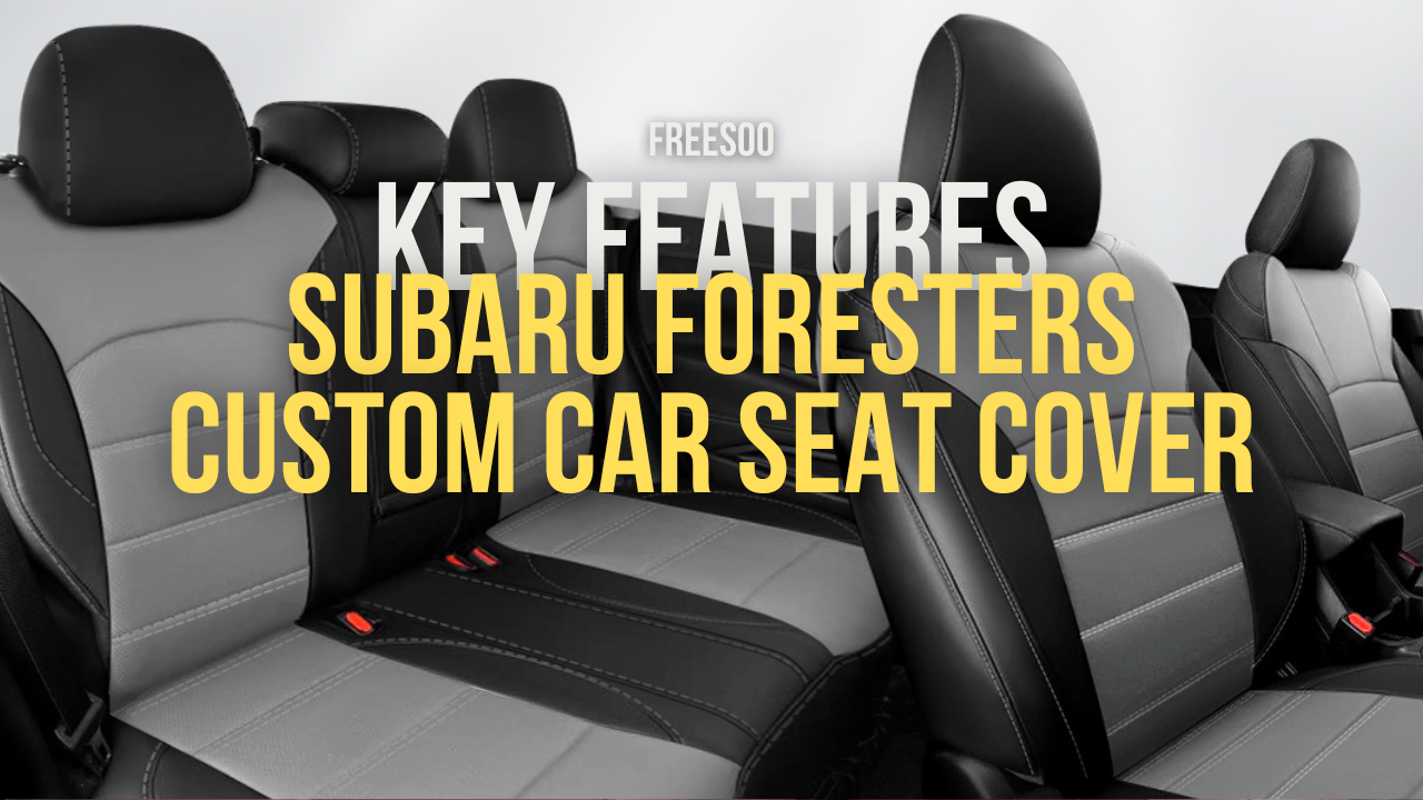 Conjie Fit Custom Seat Covers For Subaru Forester 2010-2025 - Full Coverage Faux Leather, Waterproof & Scratch Resistant - View #8