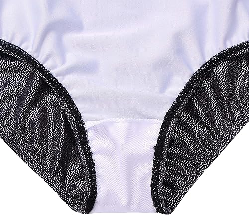 Miniatura 6 de TFJH E Leotardos de gimnasia para niñas, con diamantes brillantes, ropa de danza de ballet, trajes de práctica de una pieza, 3-12 años