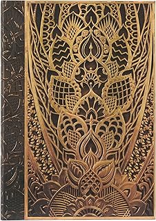 Paperblanks | The Chanin Rise | New York Deco | Hardcover Journal | Midi | Lined | Elastic Band Closure | 144 Pg | 120 GSM