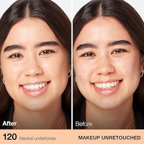 Miniatura 3 de Maybelline Base líquida Fit Me Dewy + Smooth Liquid Foundation, marfil (Classic Ivory), 1 unidad (el embalaje puede variar)