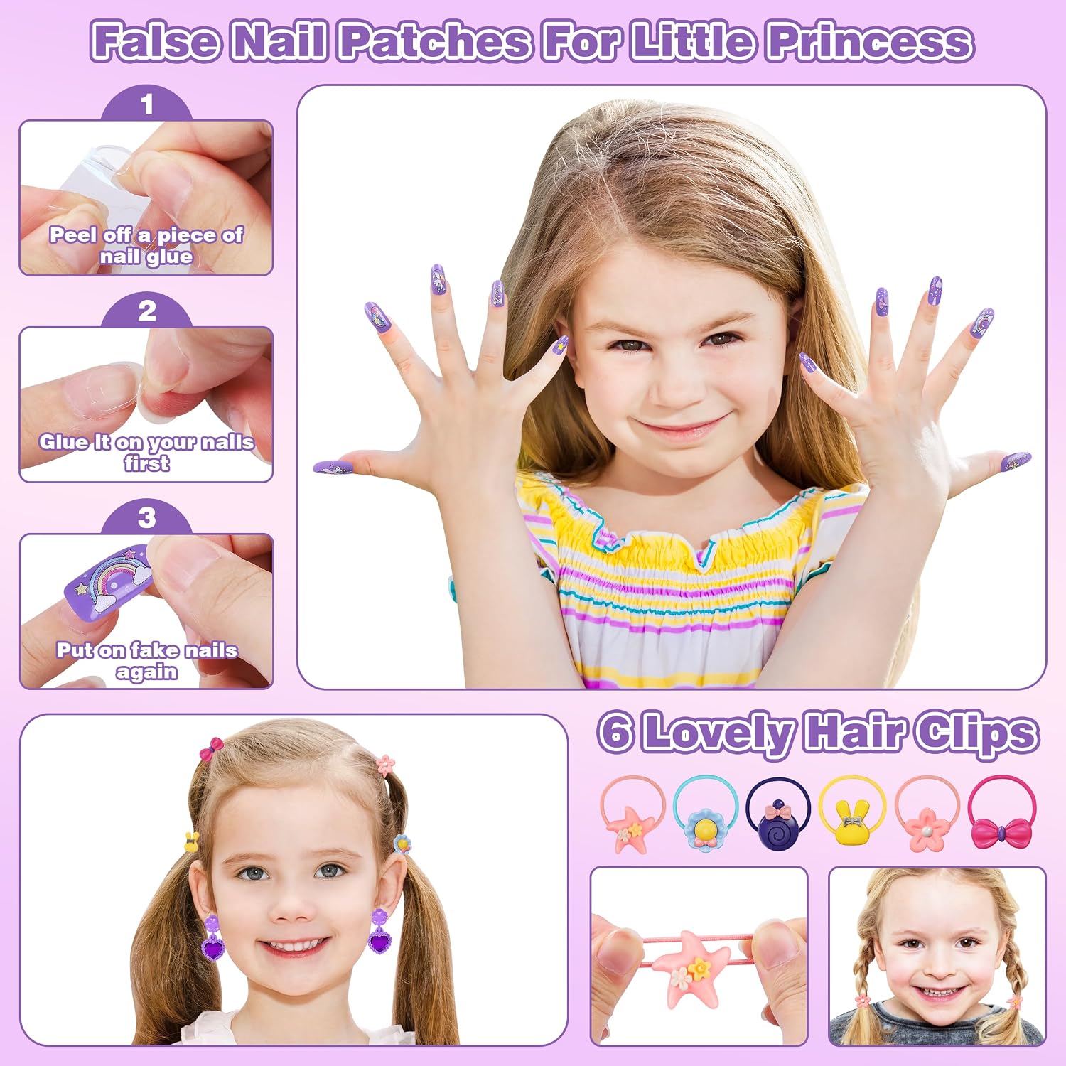 99 Pcs Kids Makeup Kit Girls