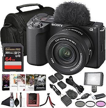 Amazon.com : Sony ZV-E10 II Mirrorless Vlogging Camera Kit with 16