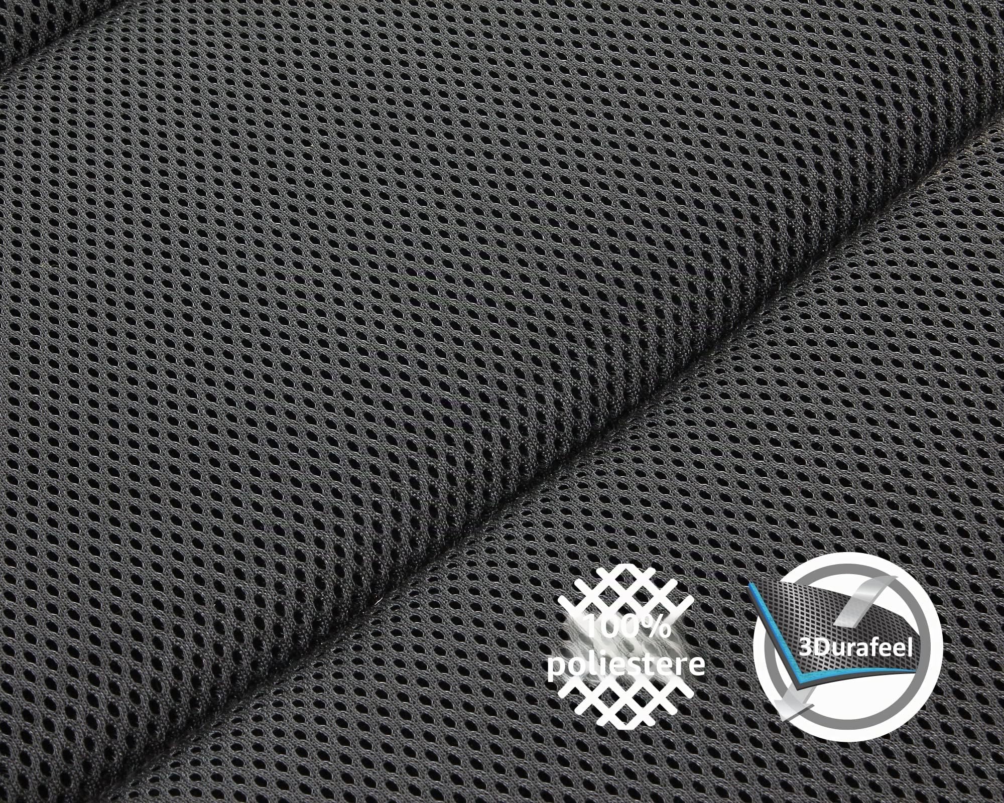 Brunner Sedia da Campeggio Skye 3D in Poliestere, Colore: Nero