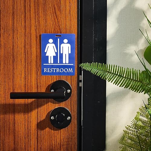 Miniatura 4 de 12 llaveros unisex para pases de baño, etiqueta de baño con llavero, pases grandes para aula, oficina, restaurante, inodoro, gasolinera