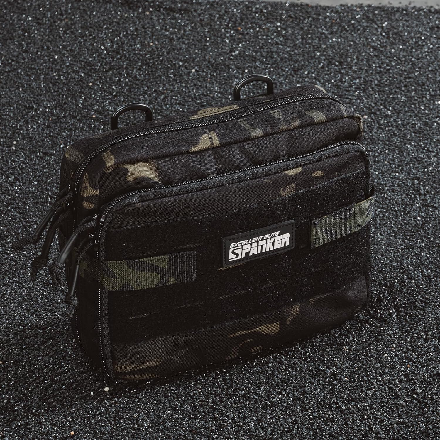 EXCELLENT ELITE SPANKER Tactical Molle Admin Pouch Utility Organizer EDC Medical Bag Utility EDC Tool Pouch with Shoulder Strap Attachment Pouches Waist Bag - Image 9