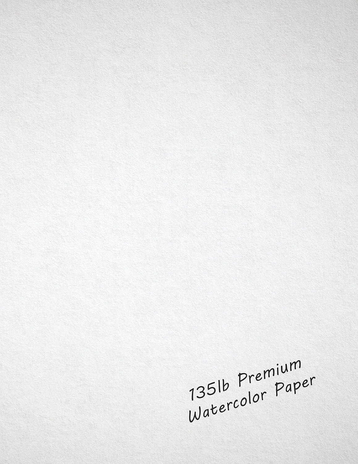 Heavy Weight Watercolor Pad for Pencil, Ink, Marker and Watercolor Paints. Great for Art, Design and Education. (5 Pads)