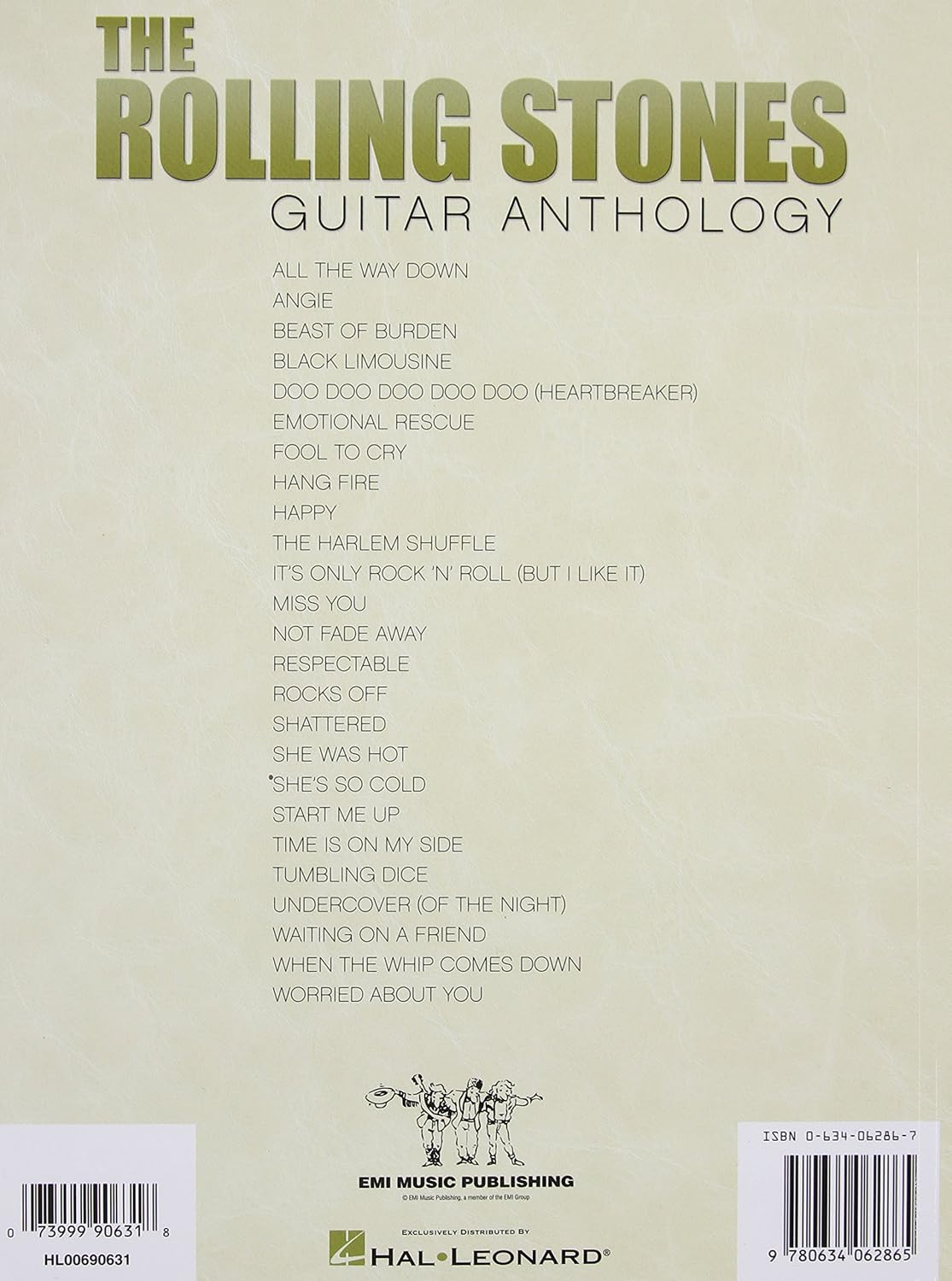 The Rolling Stones Guitar Anthology | Guitar Tablature Songbook for Guitar Players | 28 Classic Rock Songs for Guitarists | Note-for-Note ... for Guitarists (Guitar Recorded Versions)