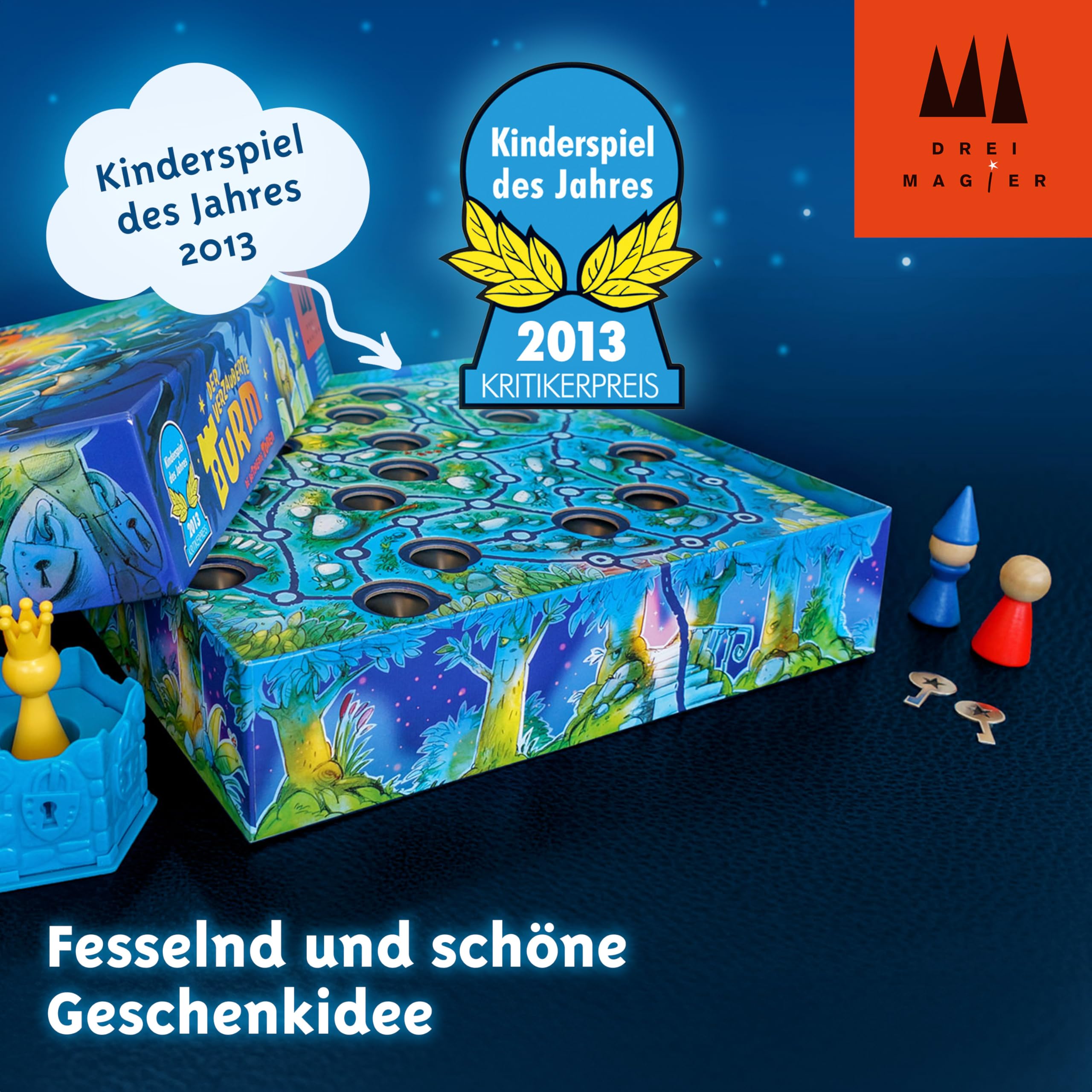 Schmidt 40867 Der verzauberte Turm Kinderspiel, ab 5 Jahren | Drei Magier Kinderspiel des Jahres 2013