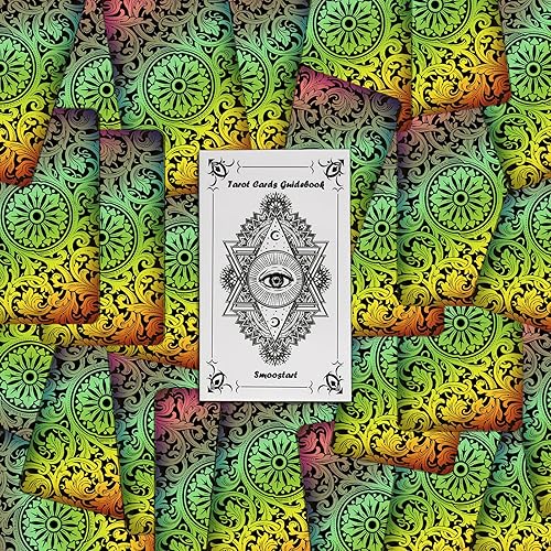 Miniatura 6 de Smoostart 78 cartas de tarot holográficas con guía, baraja de cartas de tarot clásicas para principiantes y jugadores profesionales, juego de contar