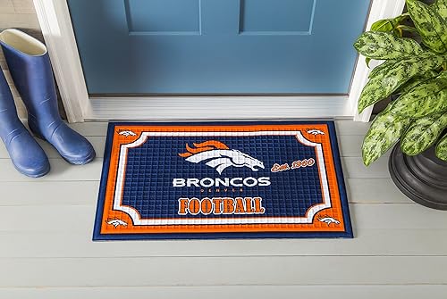 Miniatura 4 de Team Sports America - Tapete para piso con grabado en relieve de la NFL de 18 x 30 pulgadas