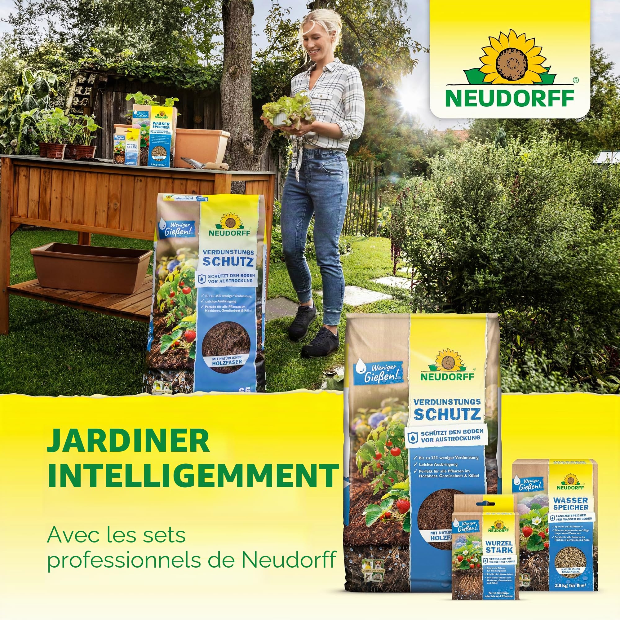 Neudorff 775 DuoTherm Composteur Thermique avec grilles de Protection Anti-rongeurs 530 l