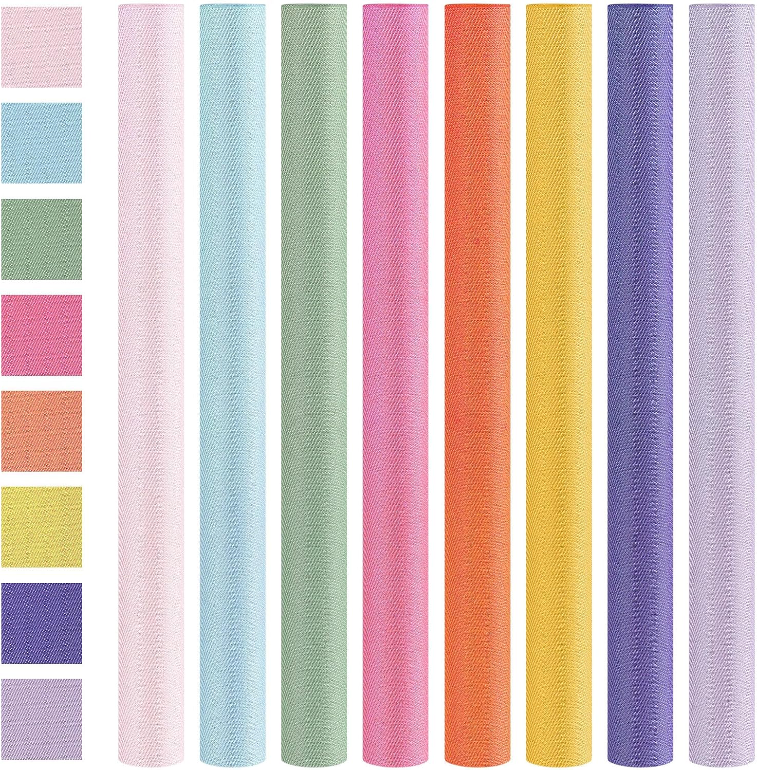 Newwiee 8 Pcs 9" x 24" Patch Twill Iron on Patches for Clothes Twill Machine Embroidery Patches Sew on Iron Clothing Fabric Repair Patch for Clothes Jacket Bags Sewing Decor(Color 3)