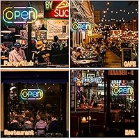 Vista 18 de Letrero de neón para cafetería, cafetería, tienda, luces LED de neón alimentadas por USB, letreros decorativos de neón para cafetería, bar