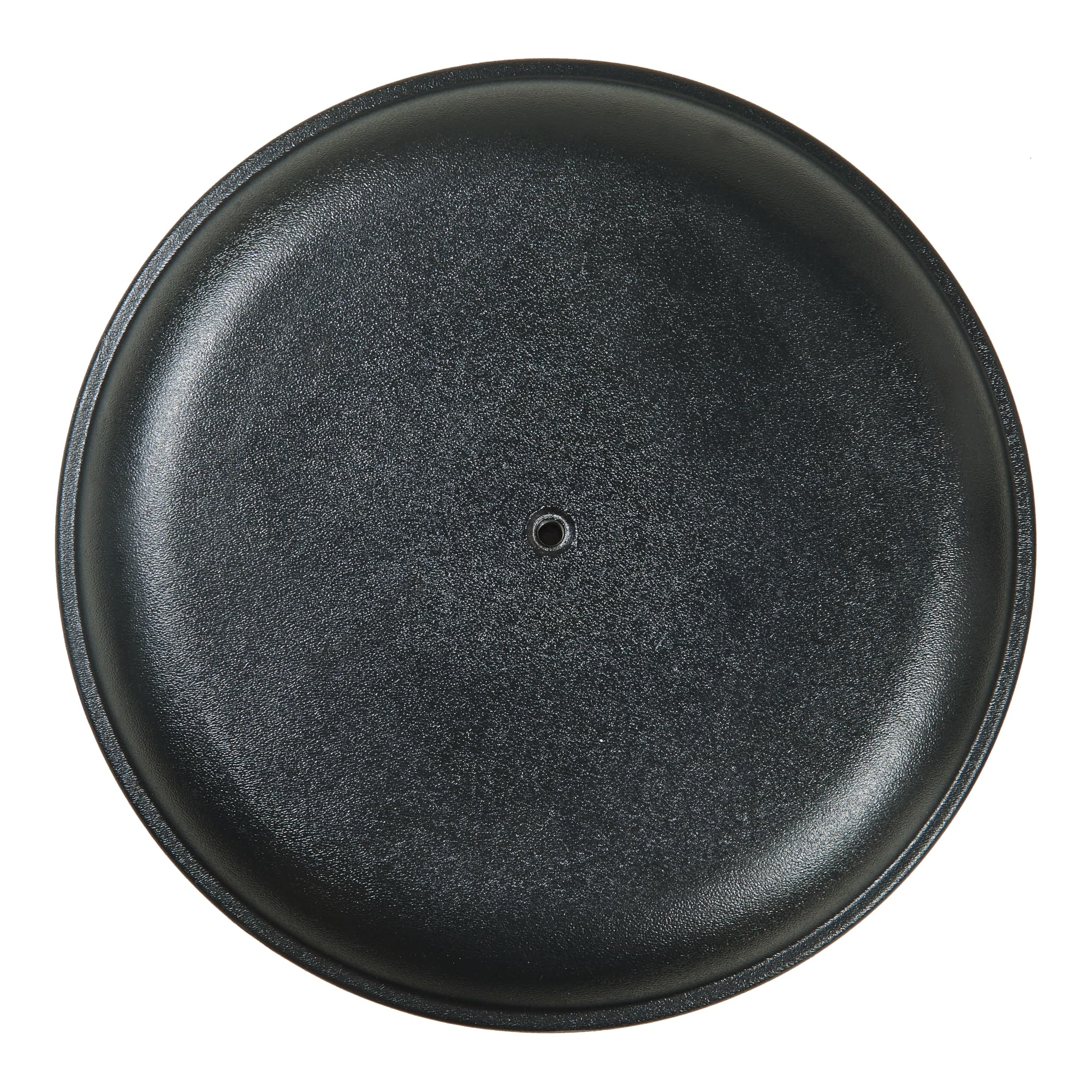 casa.pro Pied de Parasol Rond avec Adaptateurs 34/39/49/55 mm Fixation Facile Couche de Protection Résistant aux Intempéries Style Intemporel Béton Fer 45 x 5 cm Noir