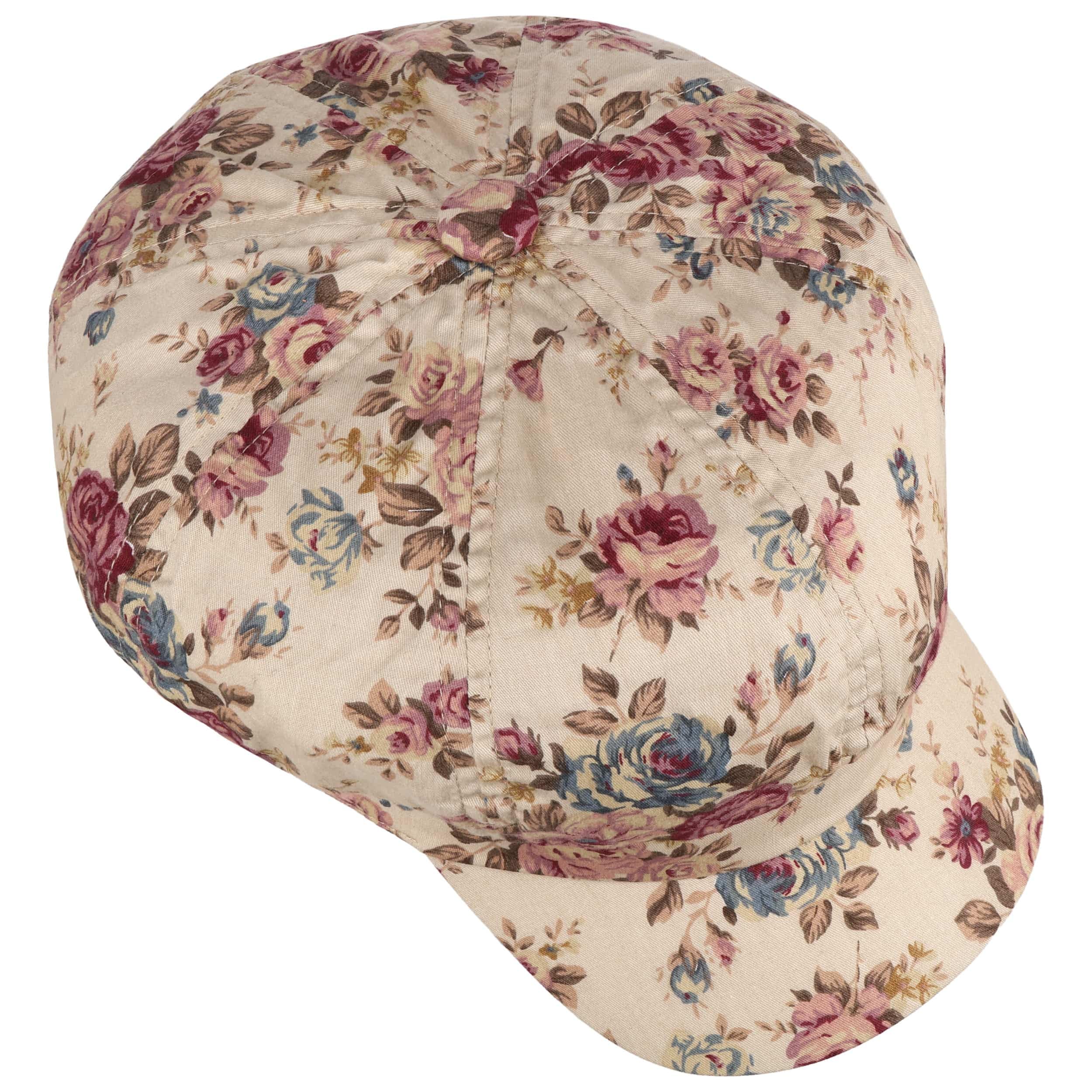 Lipodo Casquette Gavroche Romantic Roses Femme - Newsboy avec Etiquette Visiere Printemps-ete Printemps Ete