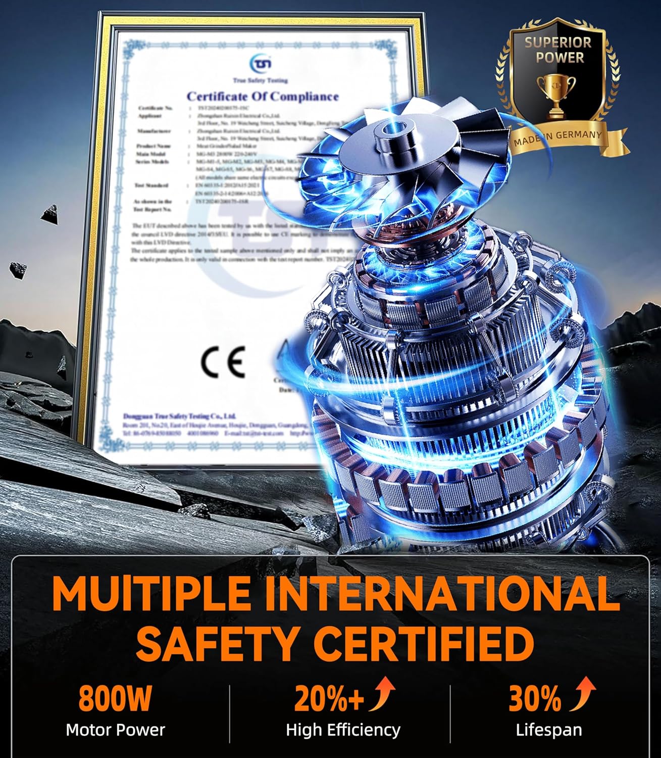 5-In-1 Electric Cheese Grater: [800W Advanced Motor] Upgraded Cheese Grater with 5-Interchangeable Blades, Peelers Cleaning Brush&Gloves as Gifts, Salad Shooter Electric for Cheese, Fruits, Vegetables