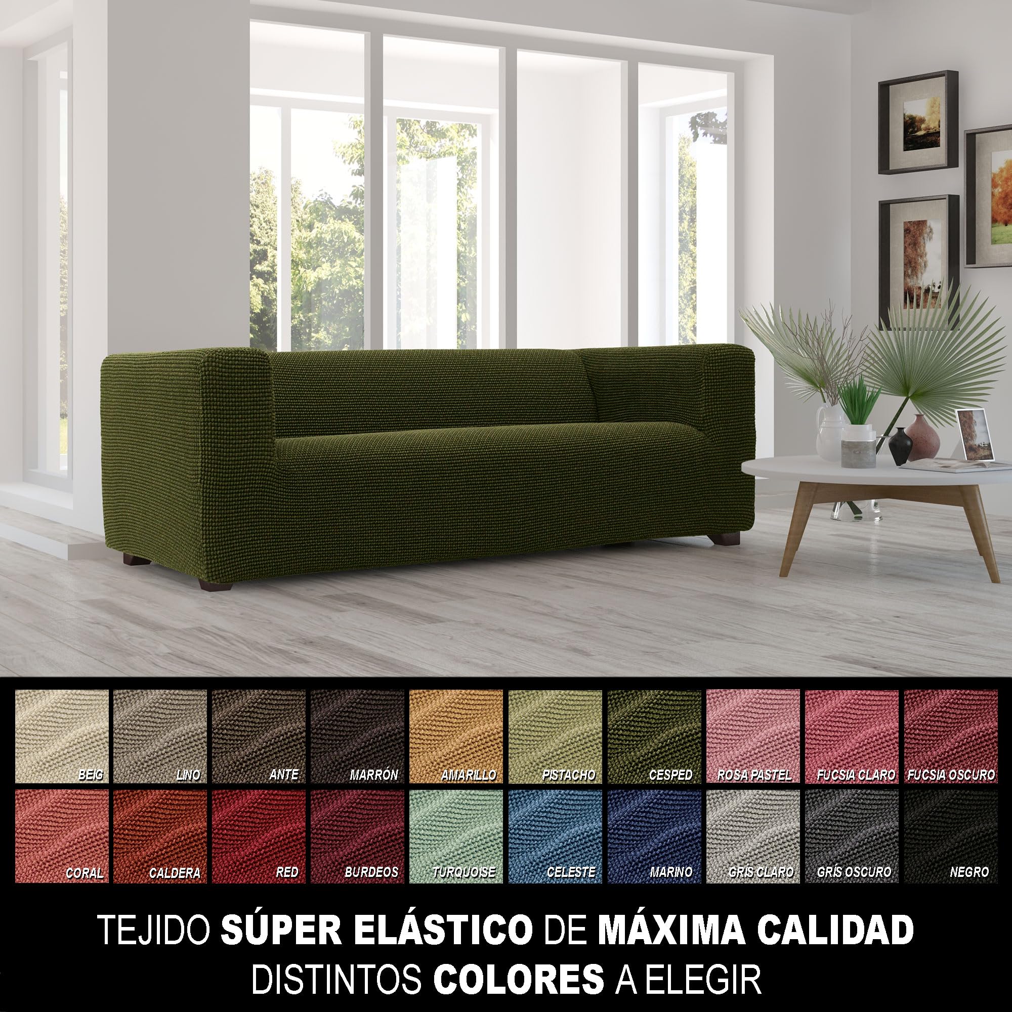 FAVERTI Copridivano compatibile con il divano KLIPPAN 2 posti di Ikea | Modello NOVELE | Tappeto | Protezione di qualità in tessuto jacquard al tatto di cotone