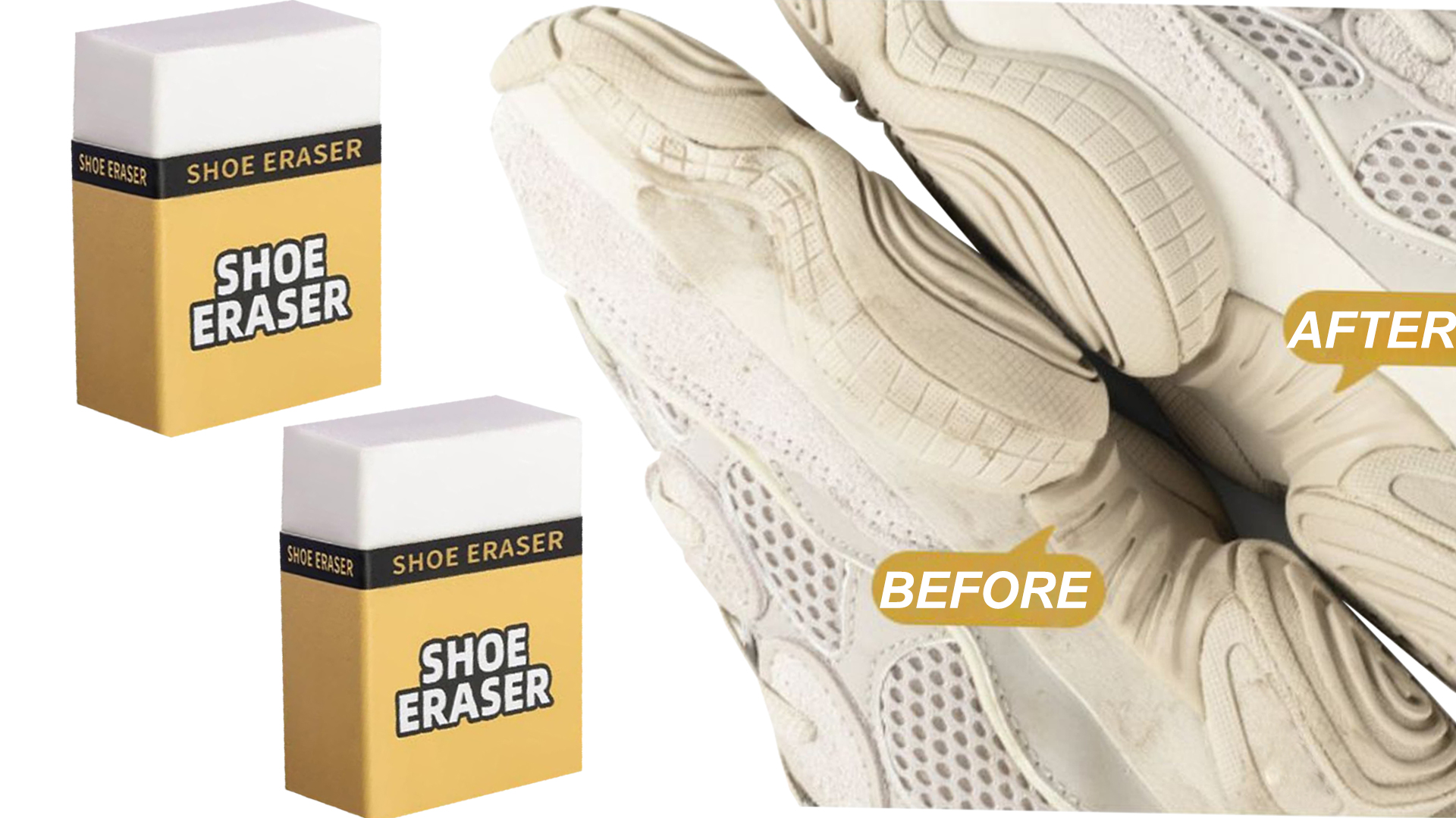 MirraSwit 3 Gomas De Borrar Para Zapatillas – Limpiador De Gamuza Y Cuero – Borrador Mágico Para Zapatos Blancos, Deporte Y Lona