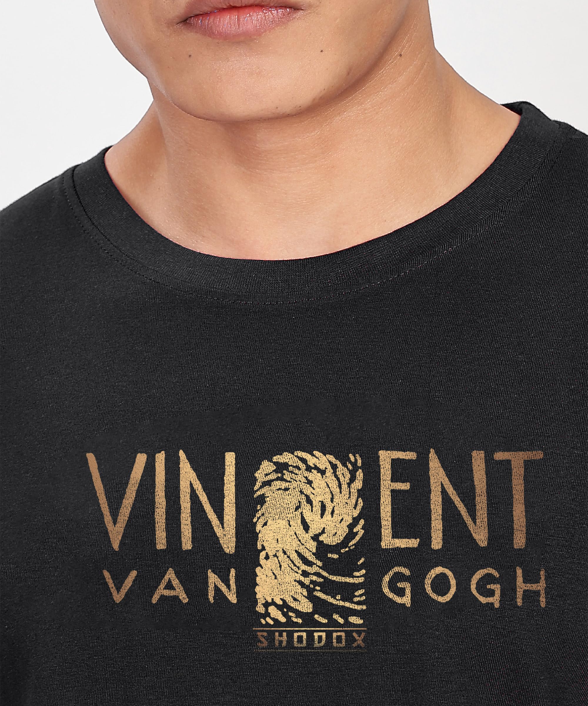 SHODOX® Camiseta antibacteriana 100% puro algodón lavado orgánico para hombre y mujer, estampado estético de gran tamaño, de alta calidad, cómodo, suave, menos pliegues, de gran tamaño