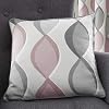 Fusion - Lennox - 100% Cotton Cushion Cover - 43 x 43cm in Blush