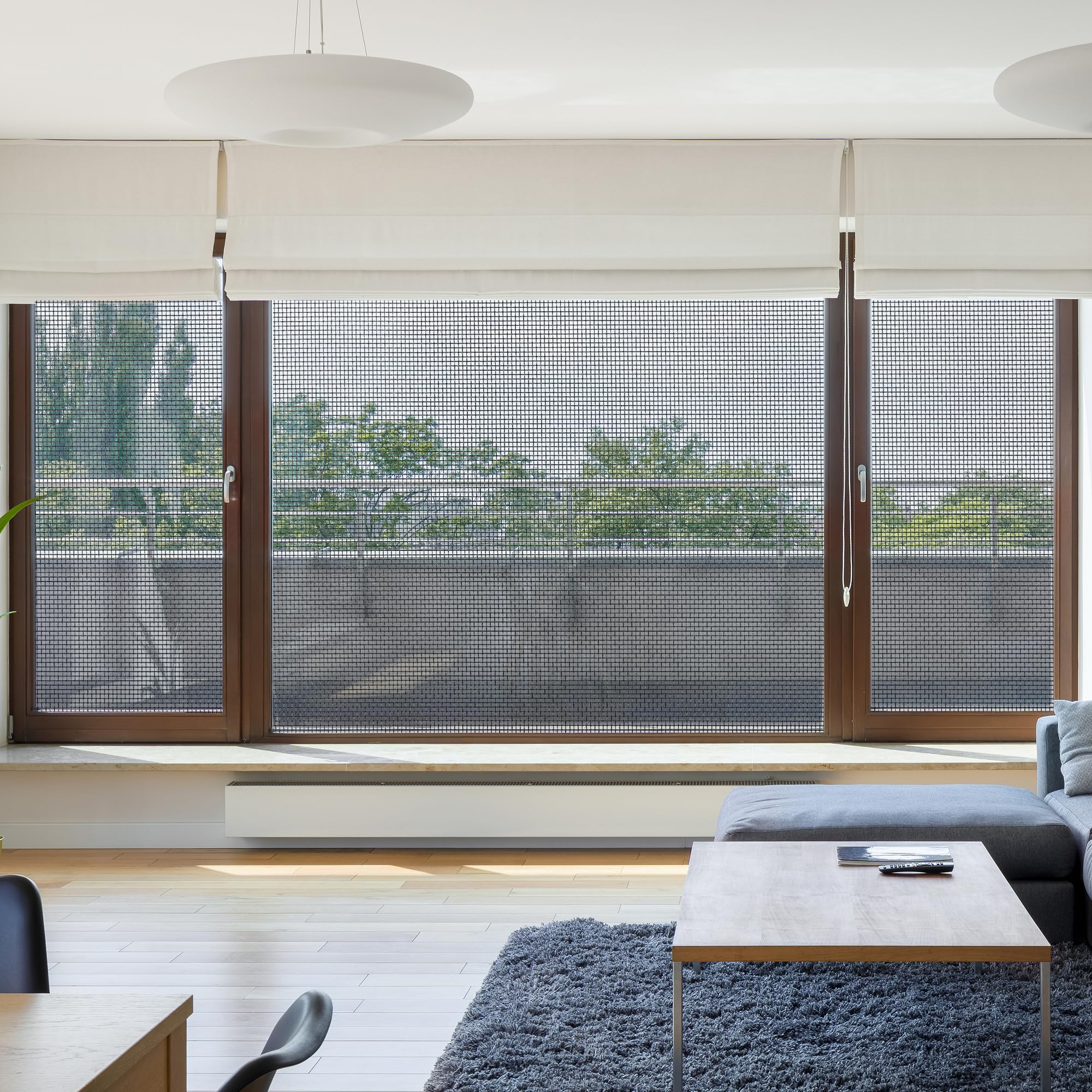 304 Stainless Steel Woven Wire Mesh 60cm X 300cm - Fine 1.3mm Mesh For Windows & Cabinets