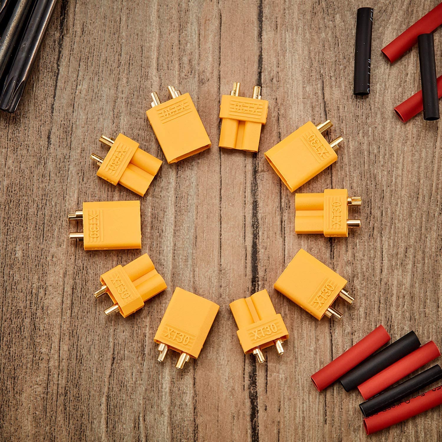 HUAZIZ 15 par XT30 Connector XT30 męski żeński wtyk wysokiego prądu do akumulatora RC Lipo