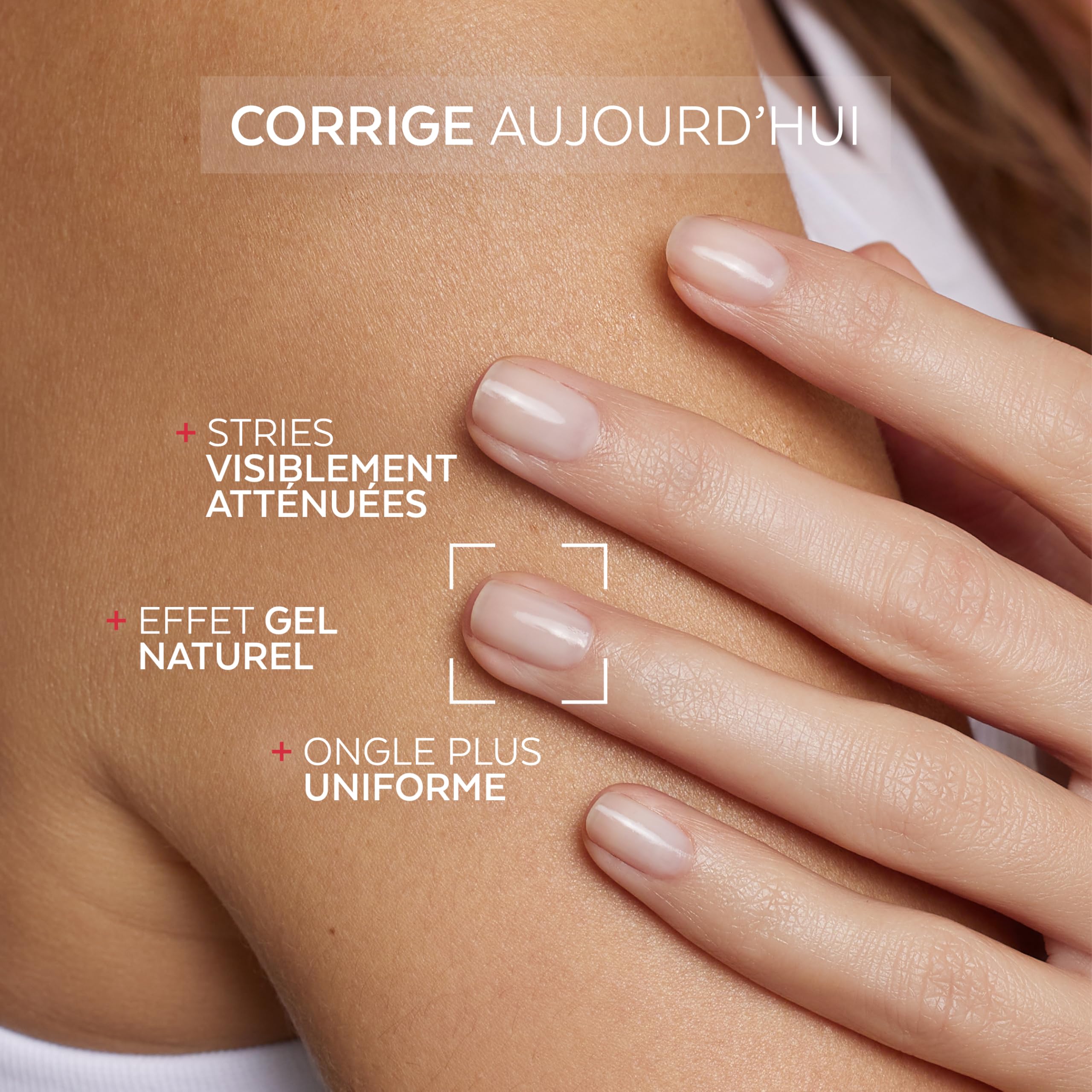 PODERM Vernis à Ongles Soin Correcteur & Perfecteur - Collagène | Lisse, Floute & Comble les Stries avec Fini Gel Naturel - 8 ML | Ongle Protégé et Plus Uniforme | Développé par un Podologue en Suisse - 3