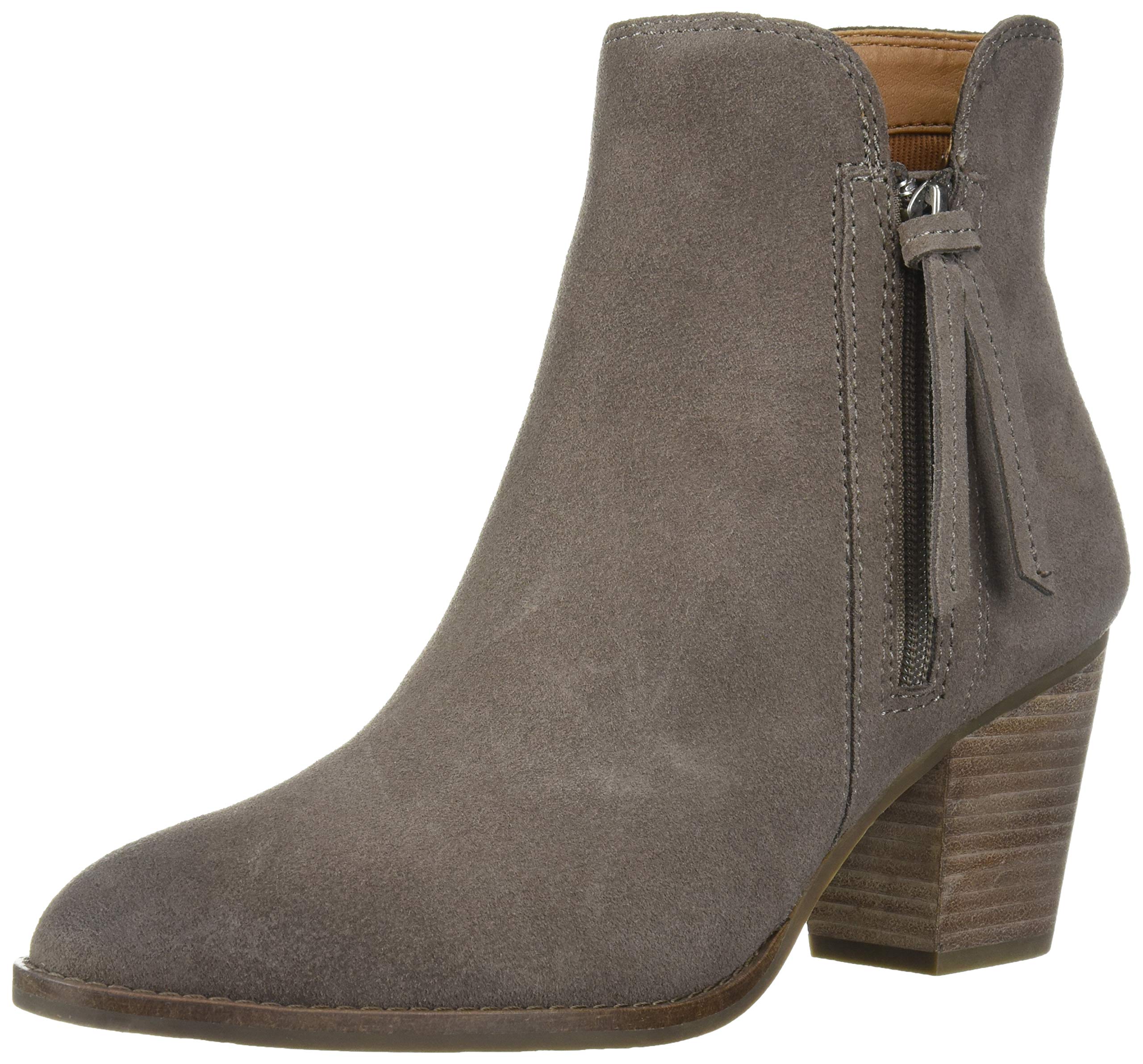 Women's Allister Zip Bootie Ankle Boot, Grey, 9.5