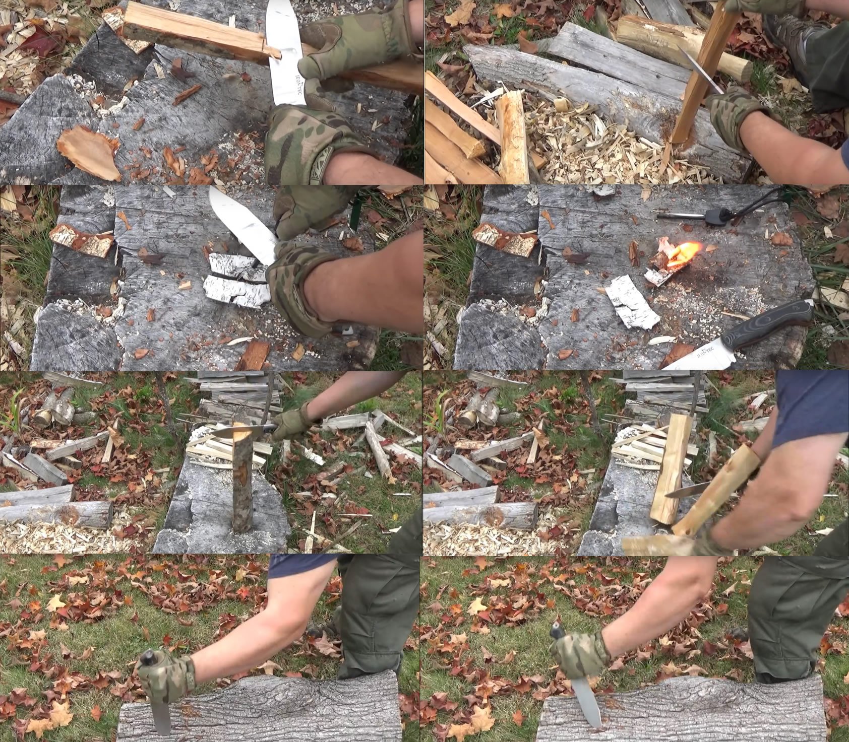 JEO-TEC Nº37 Couteau de Survie à lame fixe pour le Camping Bushcraft Randonnée Plein Air, lame Fixe en acier inoxydable, étui en cuir, Fabriqué en Espagne