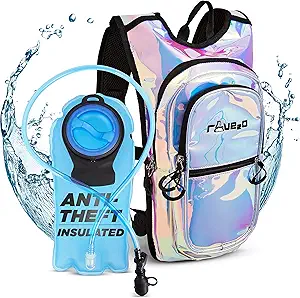 Rave2o Anti Theft Hydration Backpack Festival with Insulated Bladder - Rave Hydration Pack Festival Hydropack Rave Backpack Water Backpack Rave Hydration Backpack Rave Bag Hydro Pack Festival Backpack