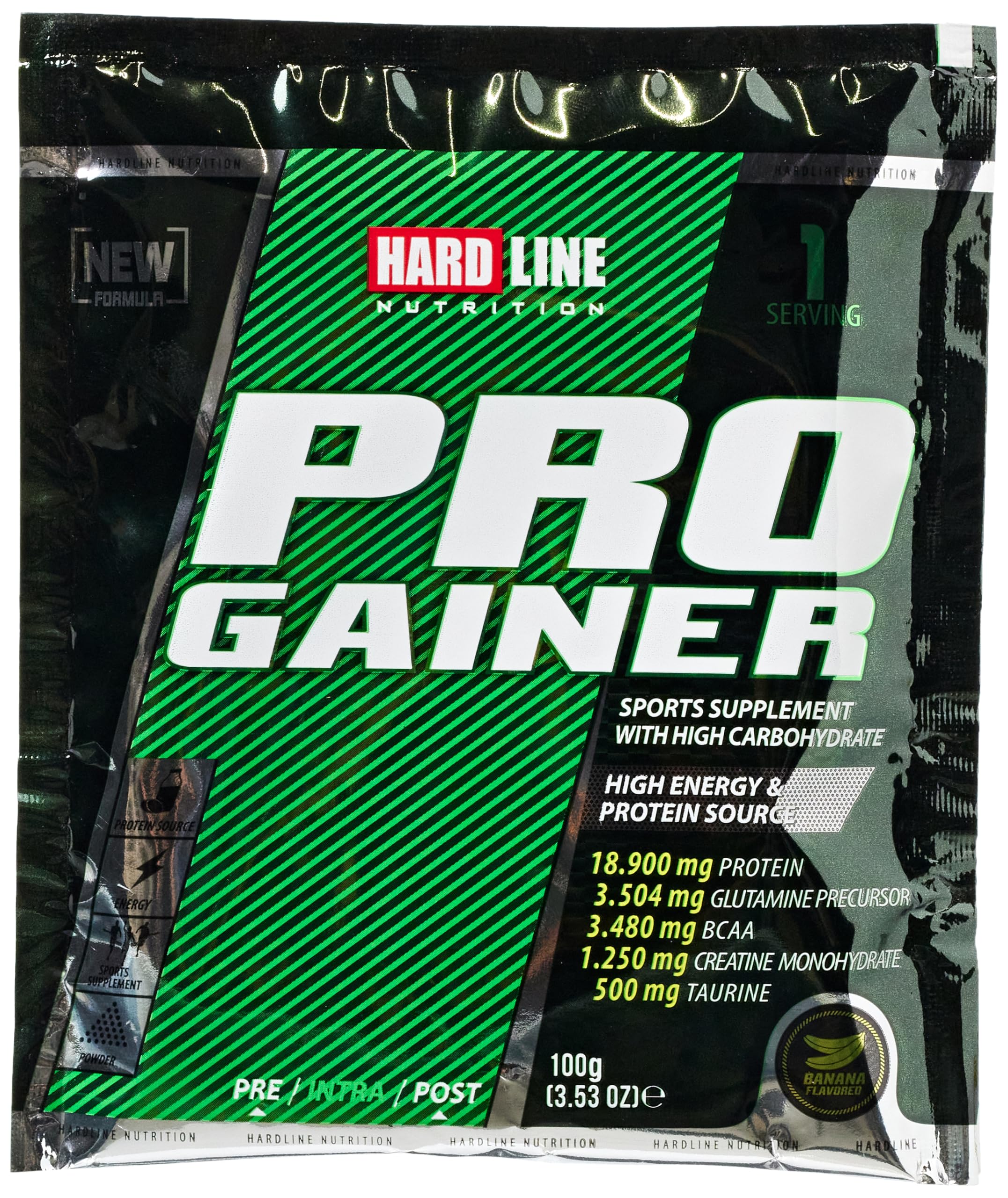 Hardline Nutrition Progainer Muzlu Saşe 100 Gr X 17 Adet