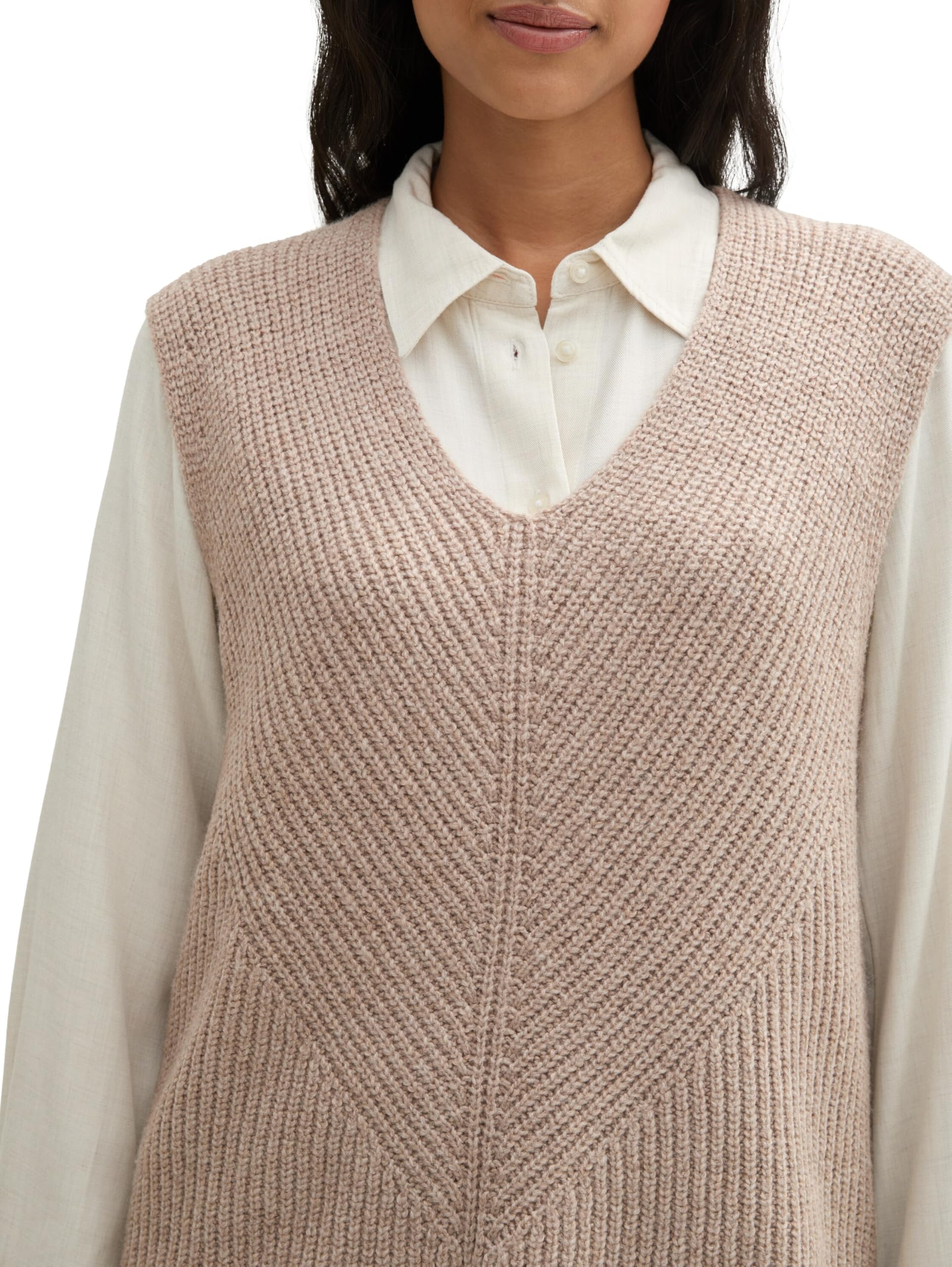 TOM TAILOR Damen 1039267 Pullunder (1er Pack)
