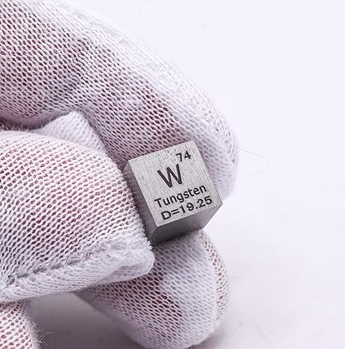 Miniatura 424 de Cubo de metal cobalto de 0.39 pulgadas (0.394 in) hasta un 99.9% puro elemento de tabla periódica de densidad grabada, colección de bloques