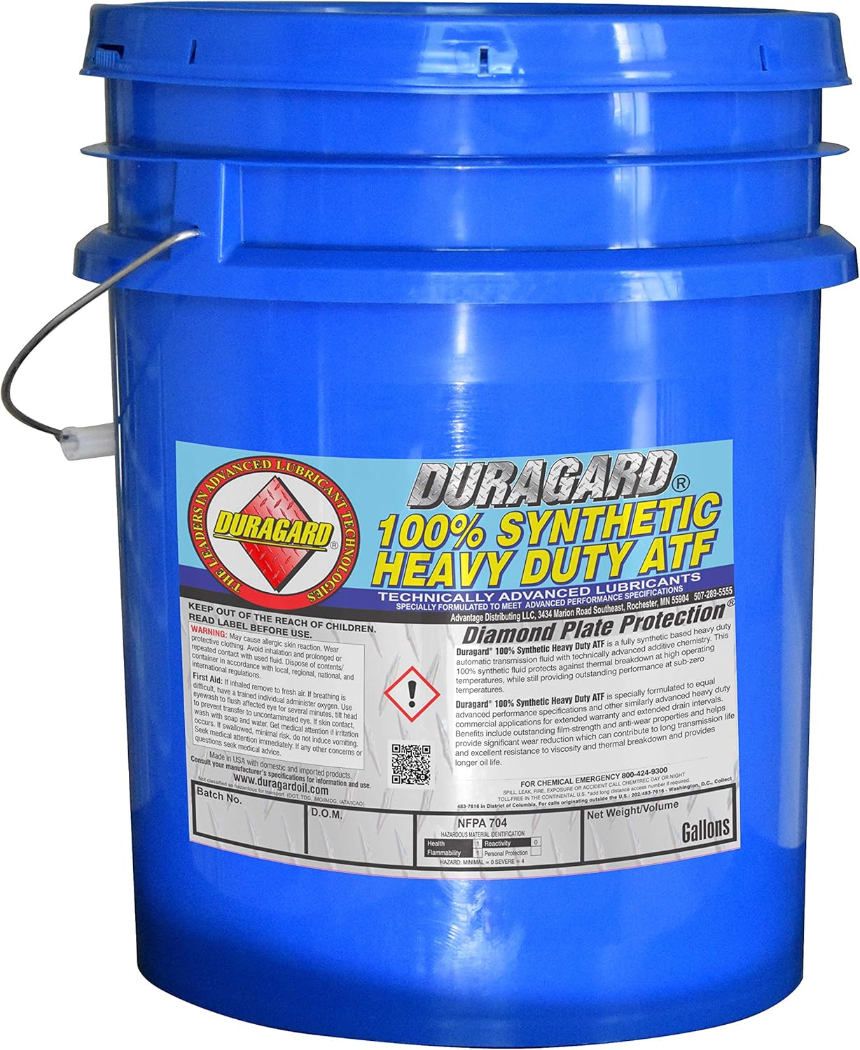 Duragard Fully Synthetic Heavy Duty 295 ATF - 5 Gallon Pail