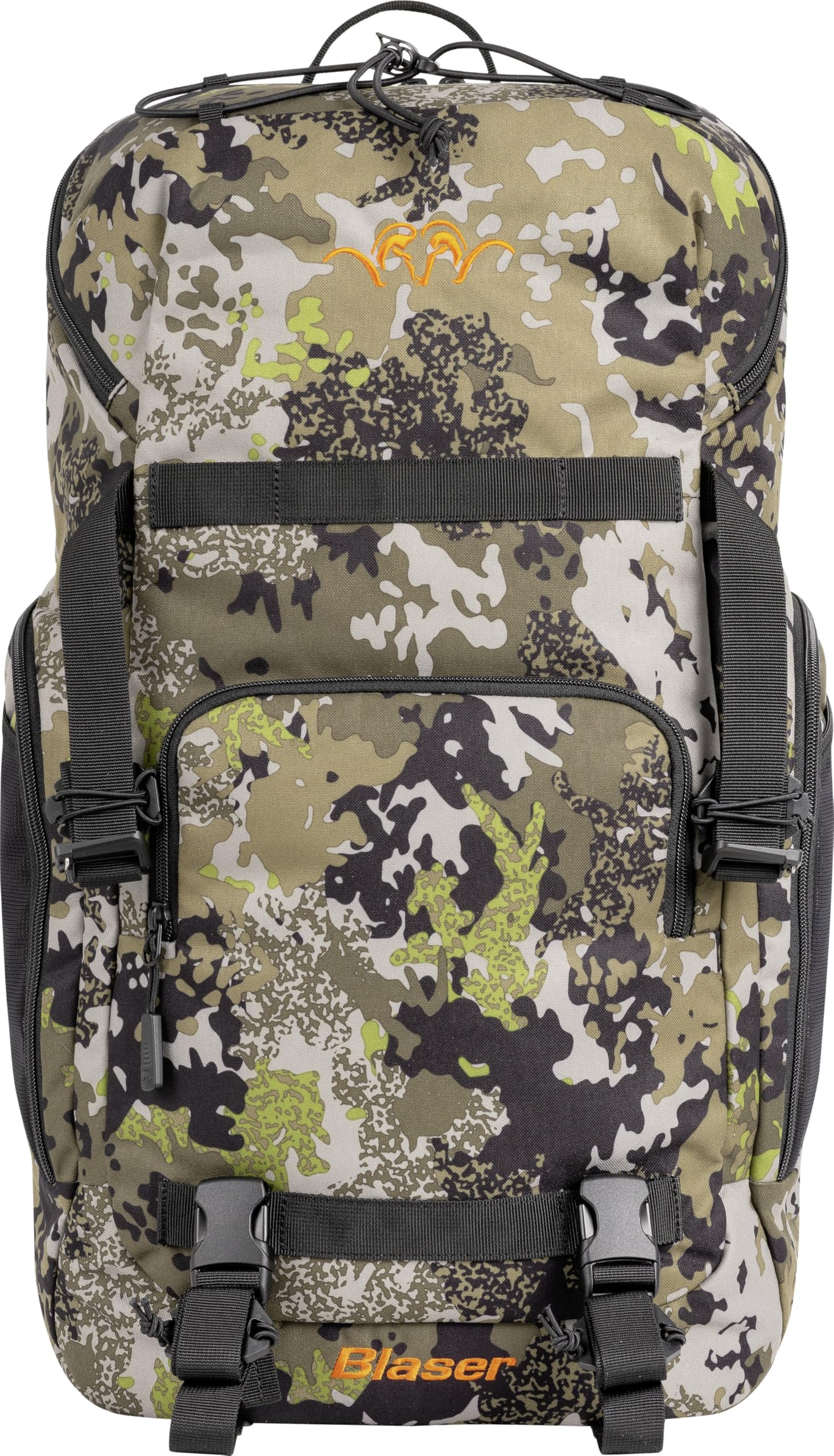 Blaser – Ultimate Backpack S | Modularer Jagdrucksack 30 L | MOLLE-System & Trinksystem-kompatibel | Dunkelbraun & HunTec | Kompressionsriemen & Stauraum (HunTec)