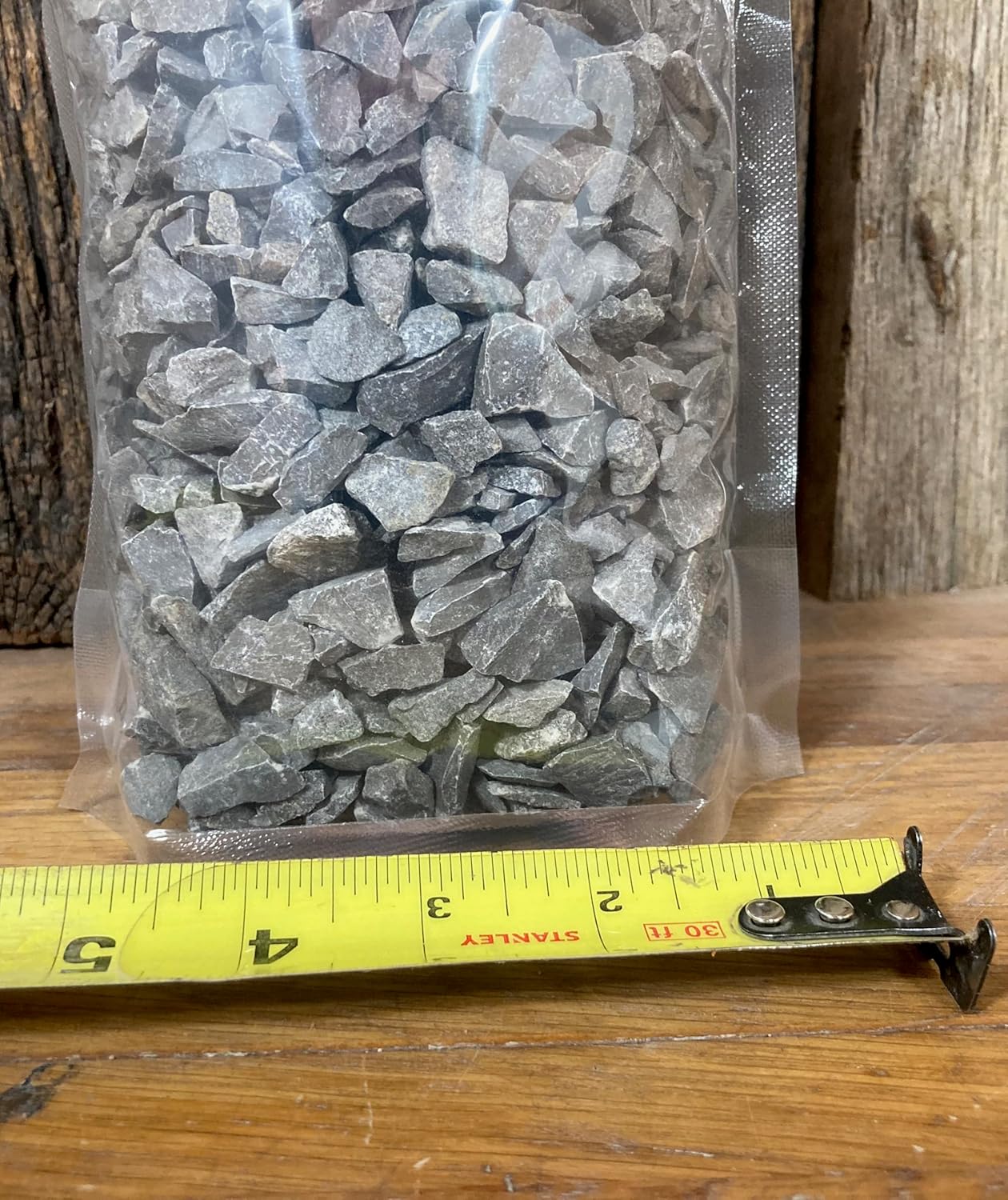 5lb Tennessee Limestone Sedimentary Rock – Small 1/2" Crushed Average - All Natural Calcium Carbonate for Science Classroom, Aquarium, Plant Bedding Landscape (5 Pound)
