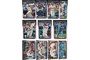 2024-25 Topps Series 1 & 2 Phillies Team Set of Baseball Trading Cards