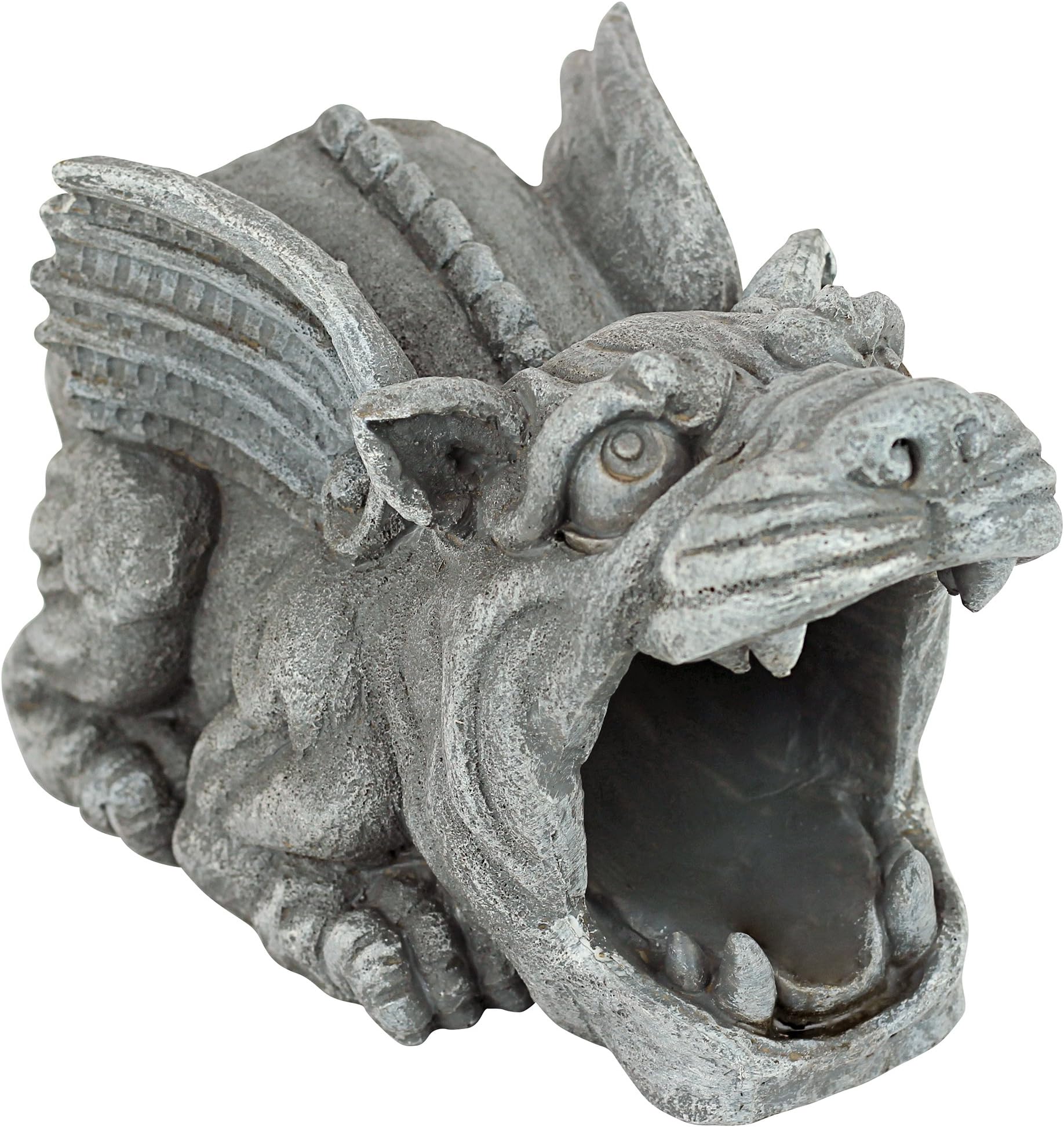 QM7512079 Roland the Gargoyle Gutter Guardian Rain Downspout Extension Statue, 10 Inch, Polyresin, Full Color,Dimensions: 10"Wx5.5"Dx5.5"H 3 lbs.