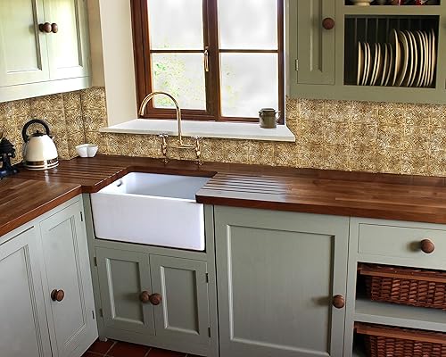 Miniatura 6 de Innovera Décor Empire Bermuda - Panel de protección contra salpicaduras 3D, 6 unidades