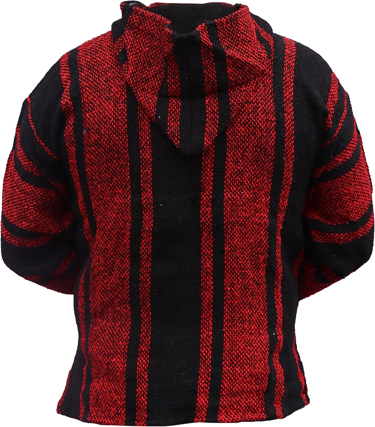 Del Mex Mexican Baja Hoodie Hippie Surf Poncho Sweater Sweatshirt Pullover Jerga - Image 3