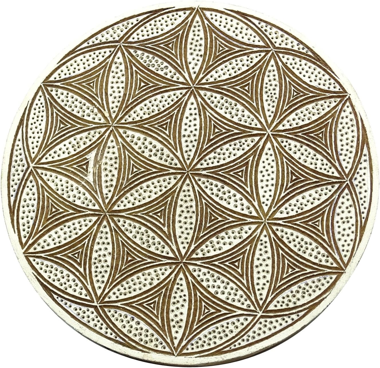 Textile Printing Block Floral Stamp Decorative Blocks Pottery Stamps