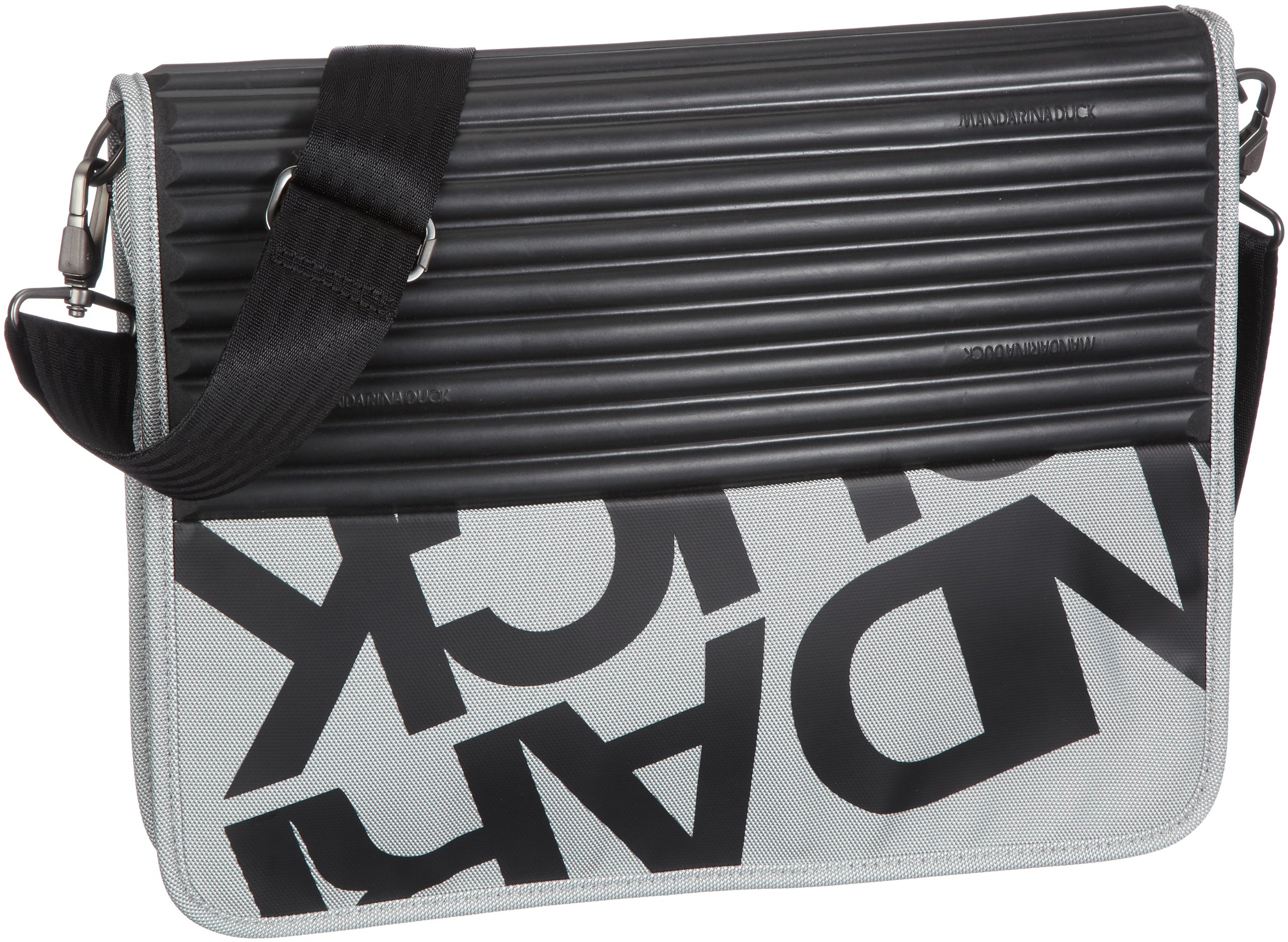 Mandarina Duck Friendship Kulturtasche – Unisex, 27x17x10 Cm, Aus Polyamid/Polyester, Wasserabweisend, Mit Reifenprofil-Design