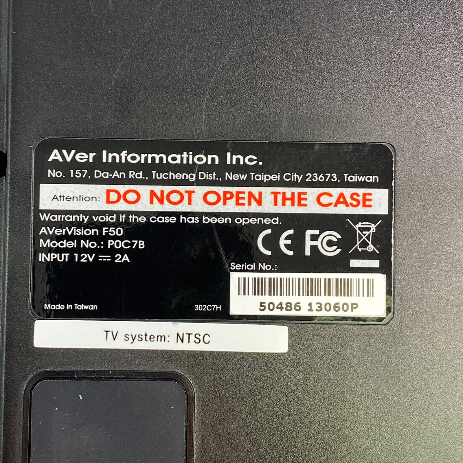 Aver Avervision F50 Document Camera - 0.5