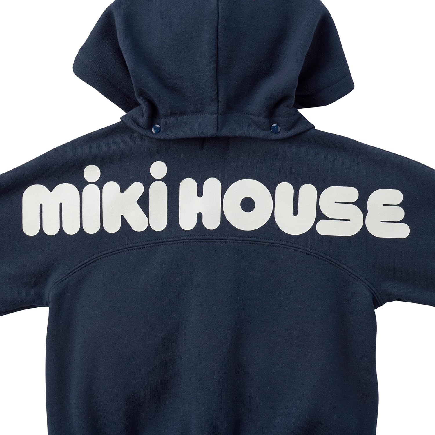 ミキハウス] WEB限定 パーカー 長袖 ロゴ 無地 羽織り 男の子 女の子