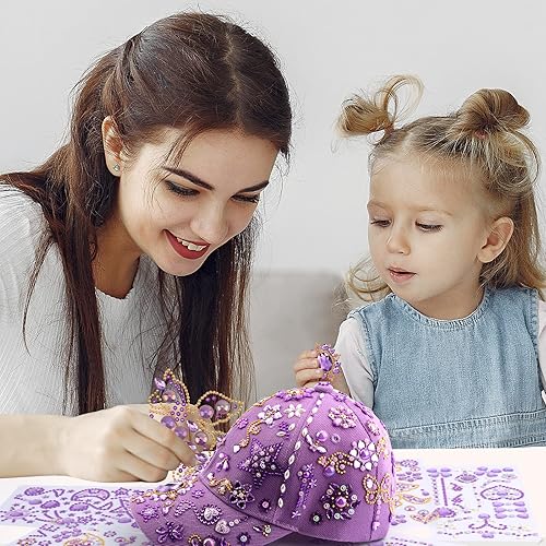 Miniatura 5 de Perpetily Manualidades para niñas de 6 a 8 a 12 años, decora tu propia gorra, kit de arte y manualidades para niños de 4 a 12 años, regalos para