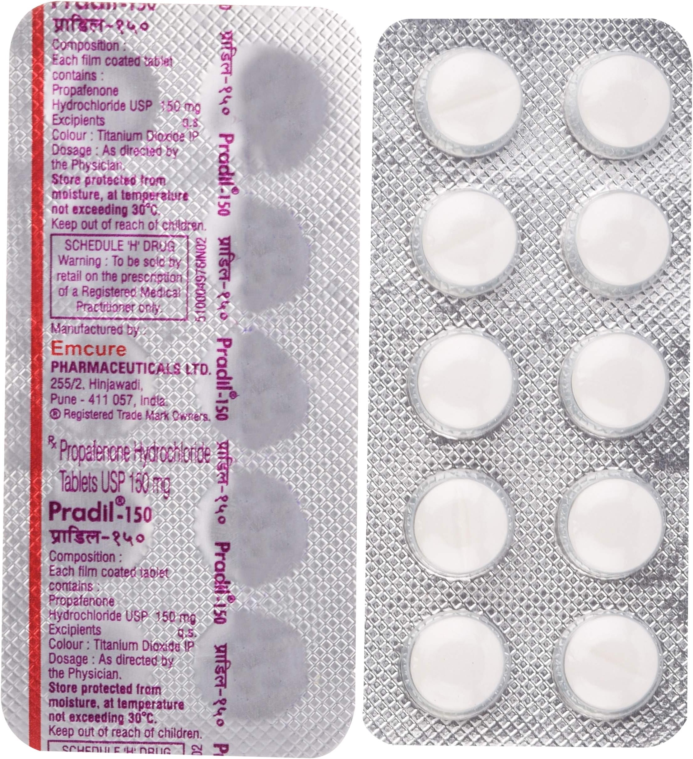 Pradil-150 - Strip of 10 Tablets