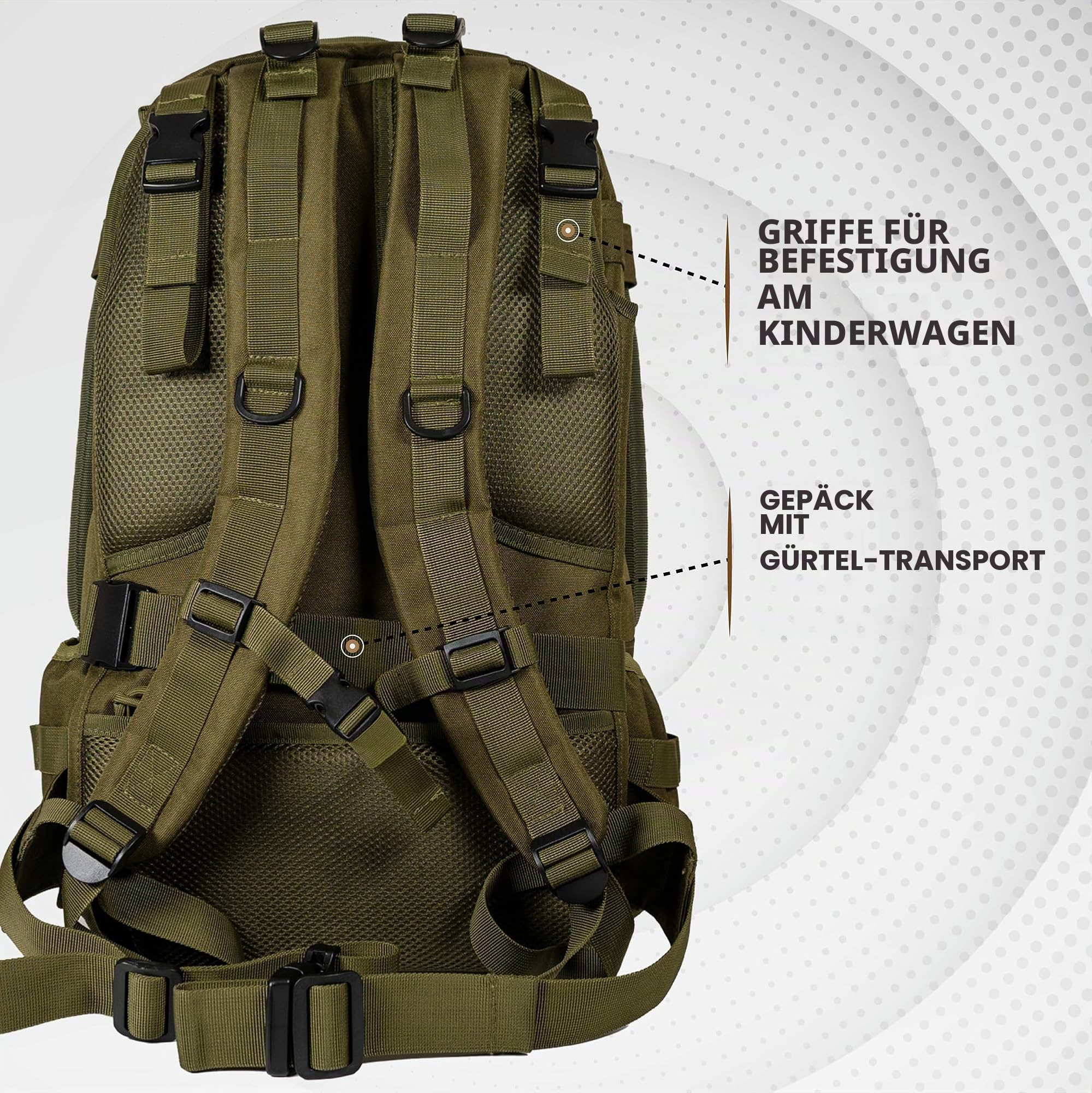 Mossa tactical baby gear