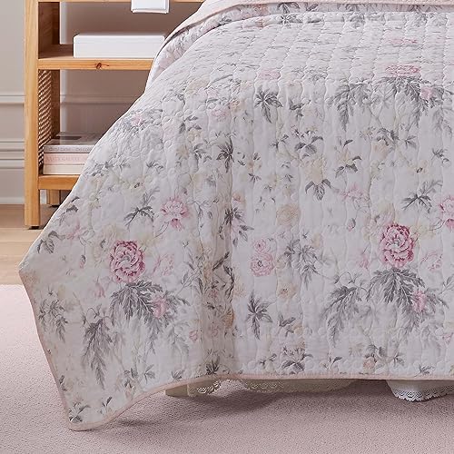 Miniatura 7 de Laura Ashley Home - Juego de edredón ultrasuave ideal para todas las estaciones, lujoso, prémium