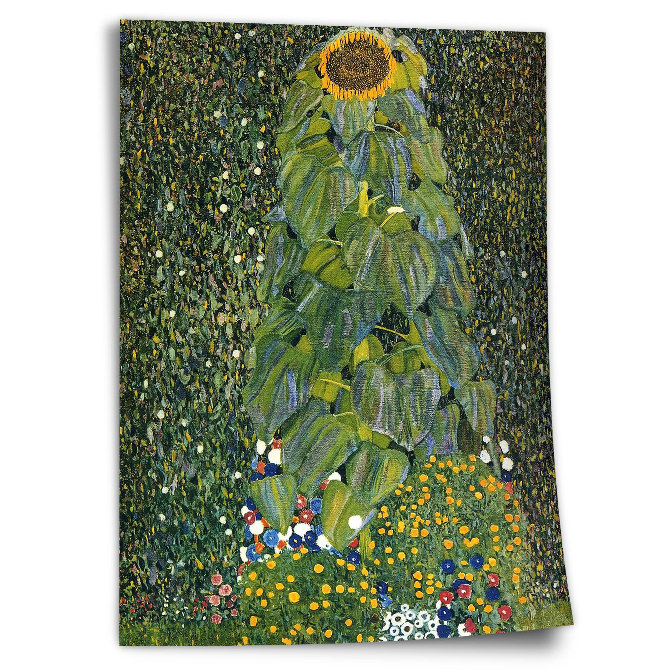Printistico Cotton Poster Gustav Klimt: The Sunflower (1907), Unframed Art Print, Mural - A4, A3, A2, A1, A0, Xxl - Living Room, Bedroom, Kitchen, Decoration