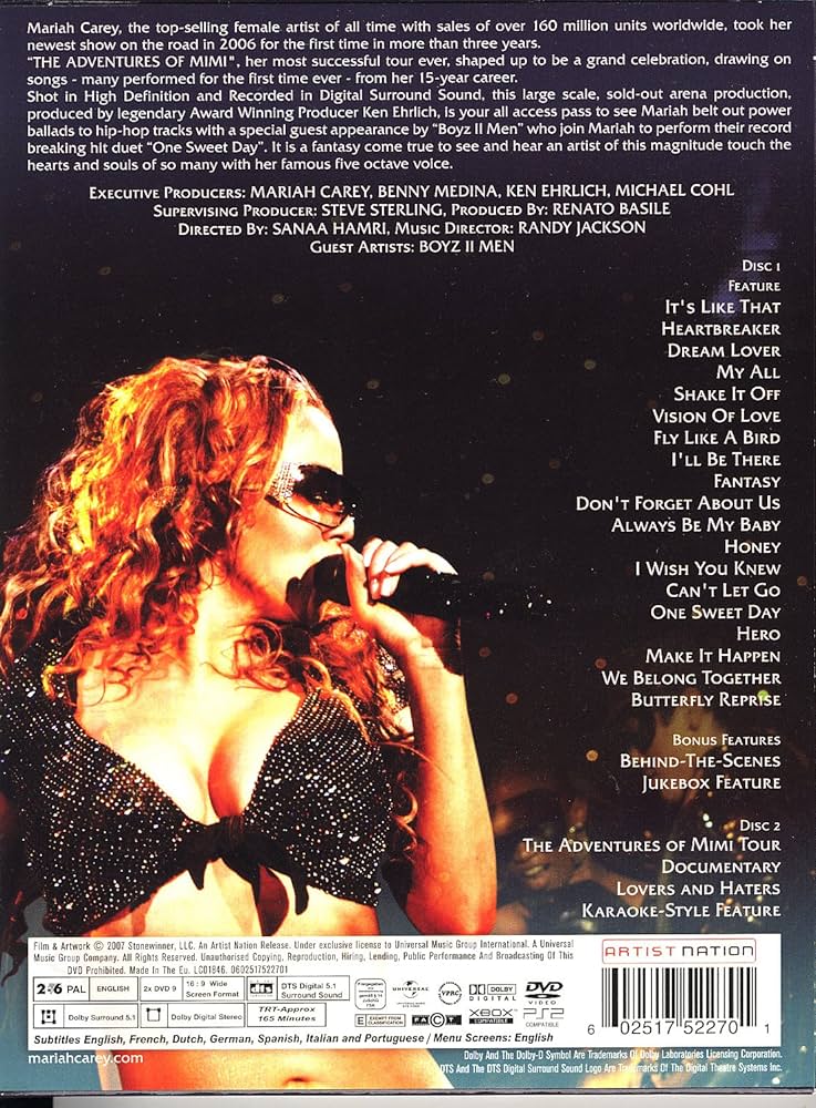 【新品】【未開封】マライア・キャリー アラウンド・ザ・ワールド DVD MARI Amazon.co.jp: アラウンド・ザ・ワールド [DVD] : マライア